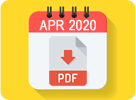 April 2020 Calendar