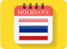 Thailand Holidays in 2023