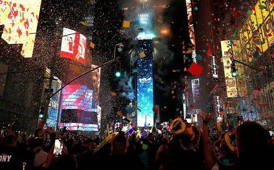 New Years Day 2023 in Times Square