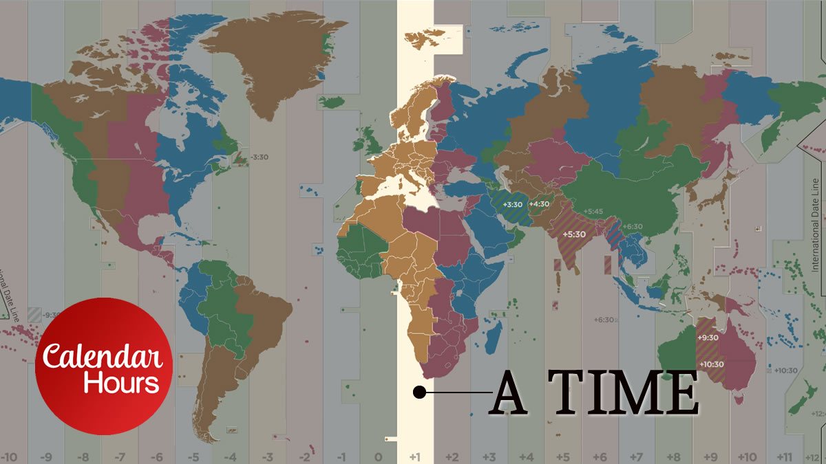 Alfa Time Zone Map