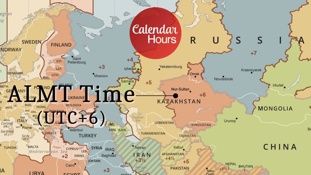 ALMT Time Zone Map