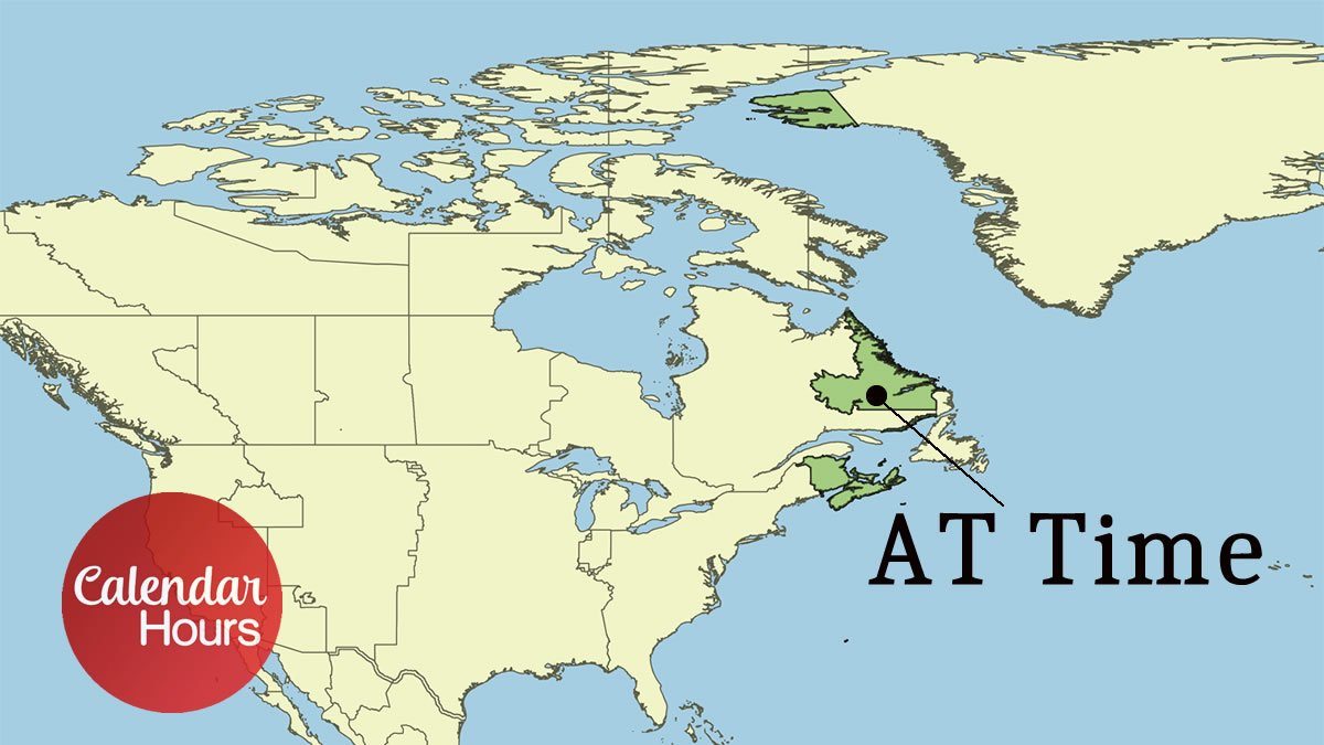 AT Time Zone Map