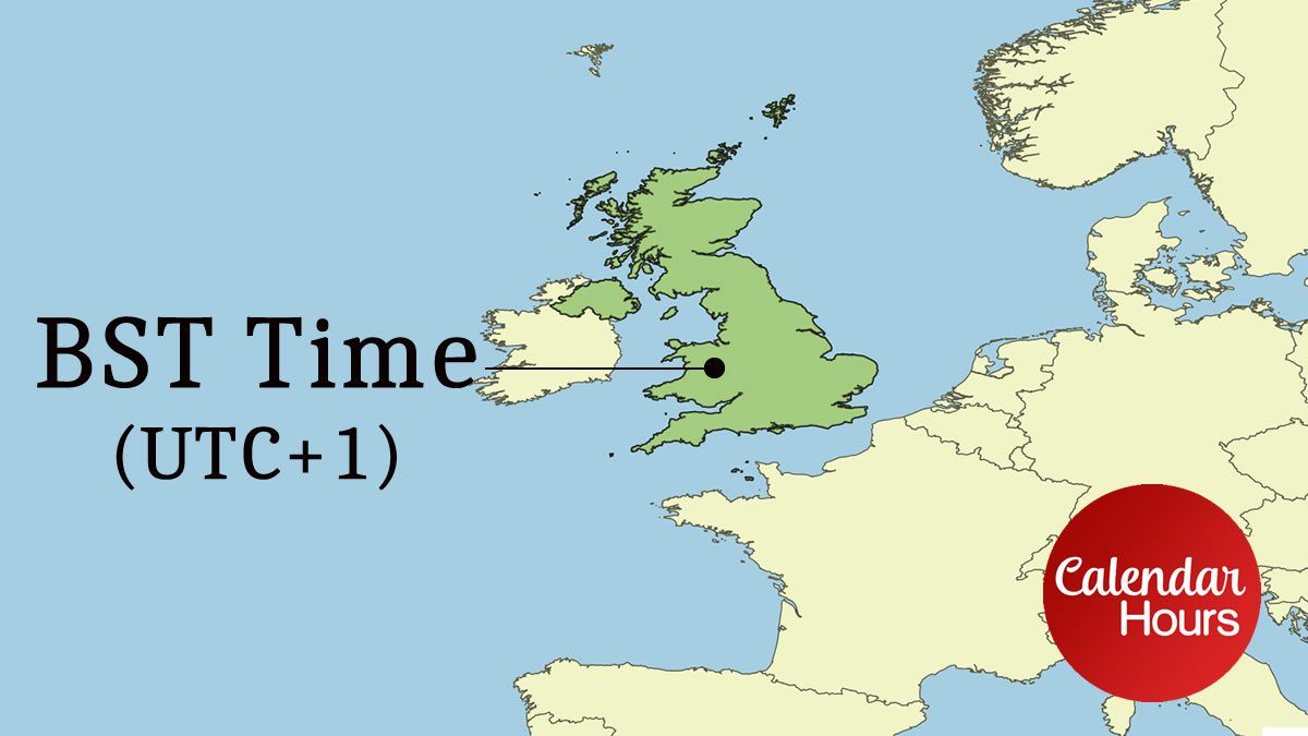BST Time Zone Map