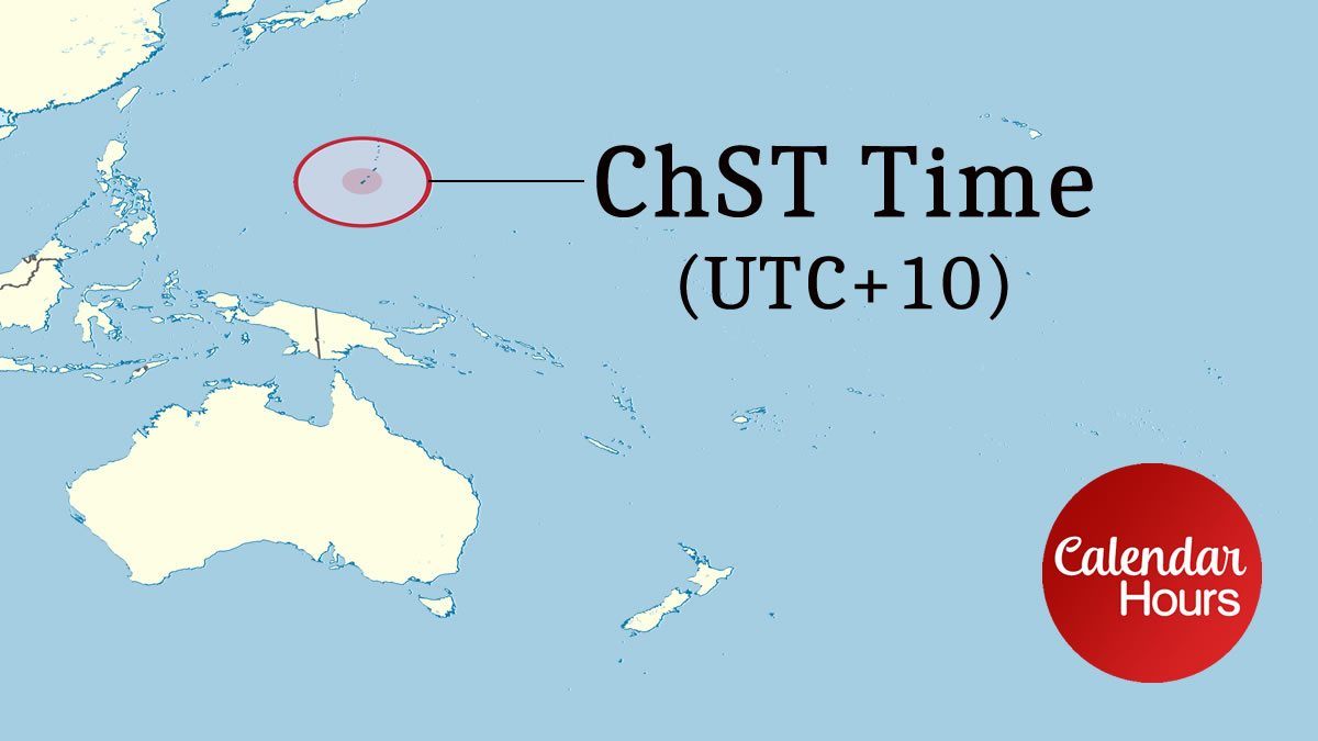 ChST Time Zone Map