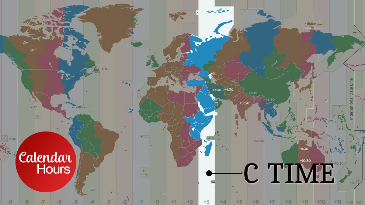 Charlie Time Zone Map