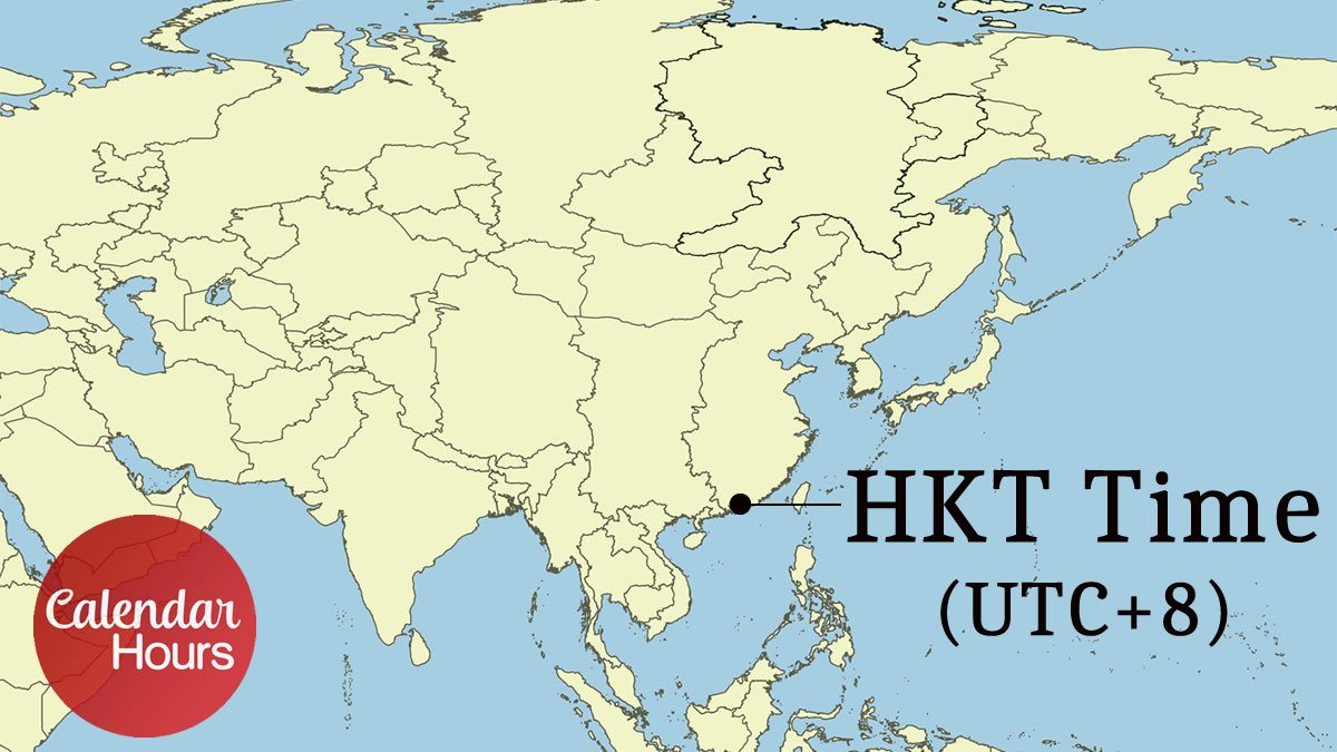 HKT Time Zone Map