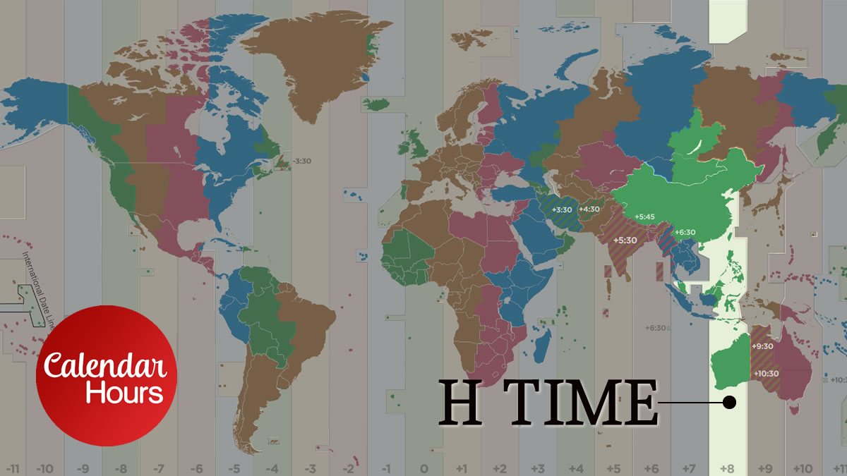 Hotel Time Zone Map