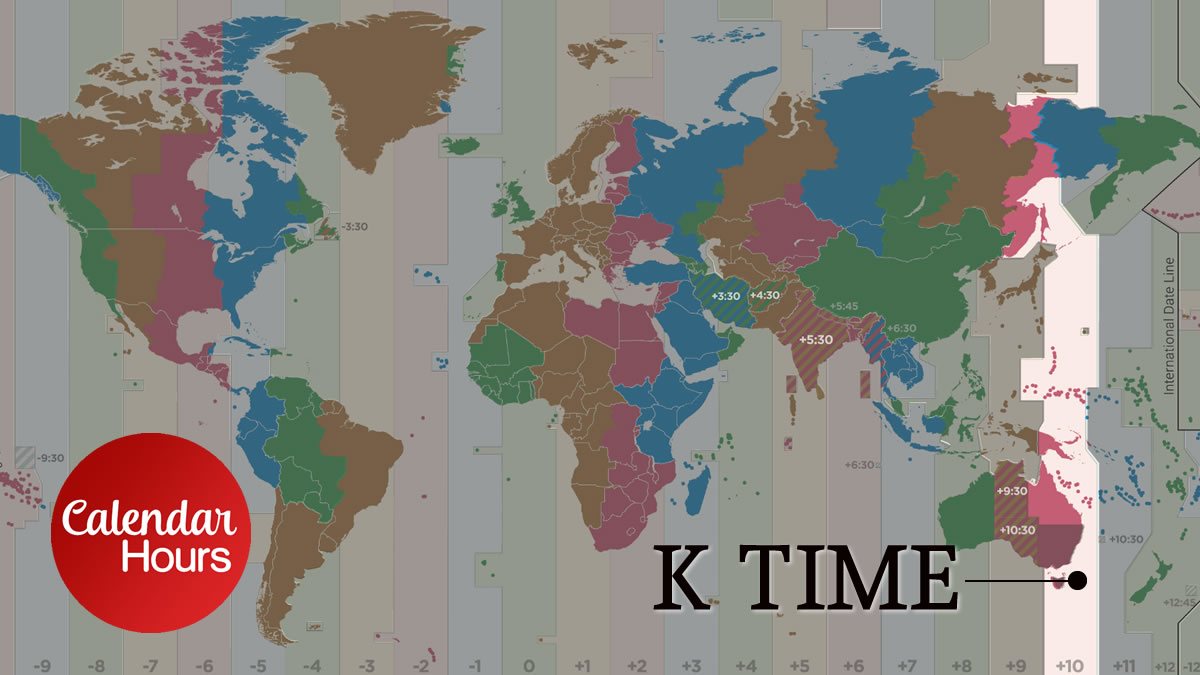 Kilo Time Zone Map
