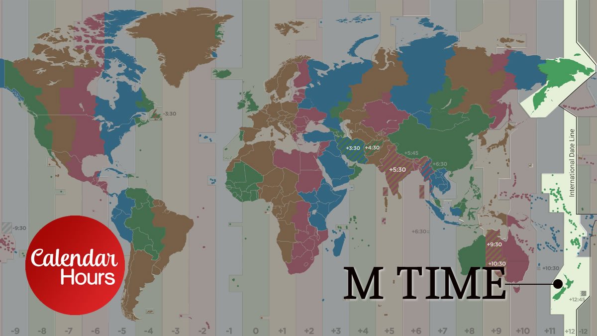 Mike Time Zone Map