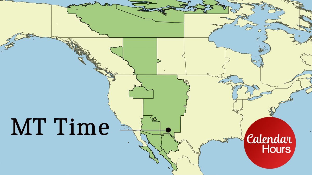 Map Mountain Time Zone