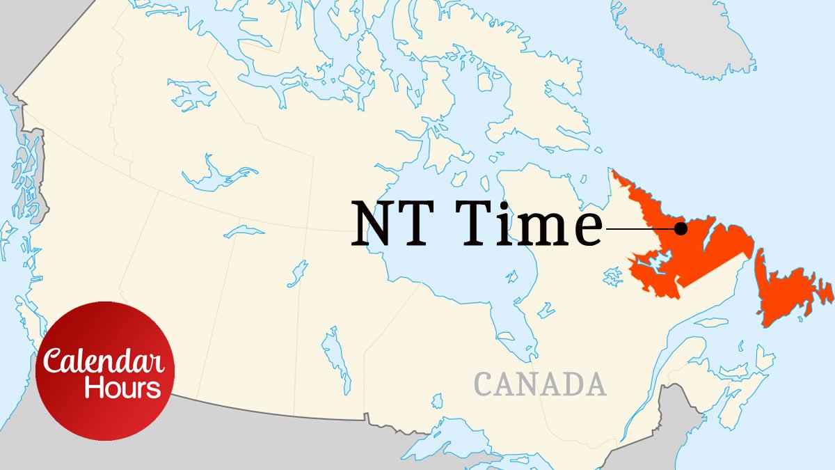 NT Time Zone Map