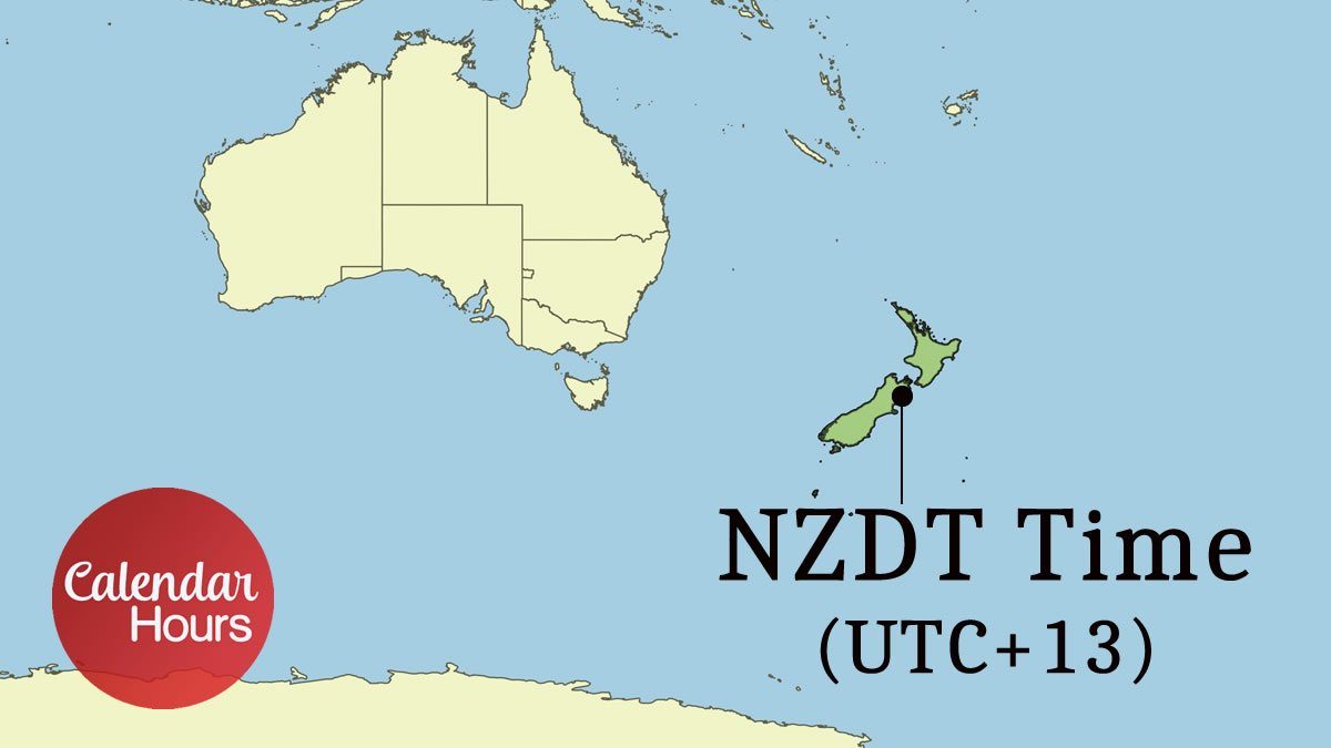 NZDT Time Zone Map