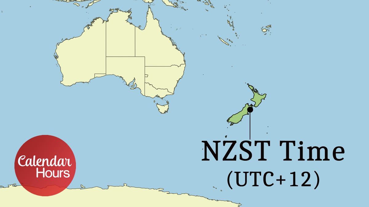 NZST Time Zone Map
