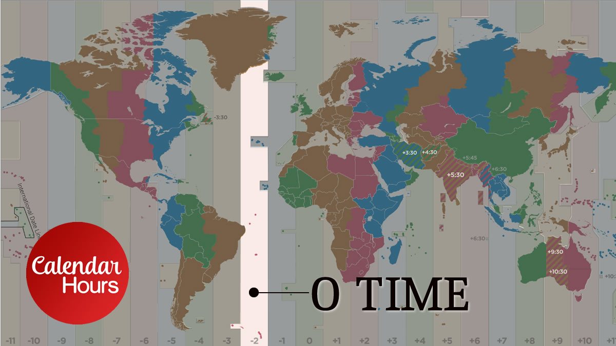 Oscar Time Zone Map
