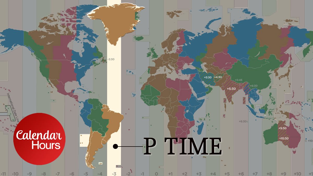Papa Time Zone Map