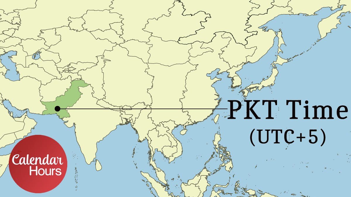 PKT Time Zone Map