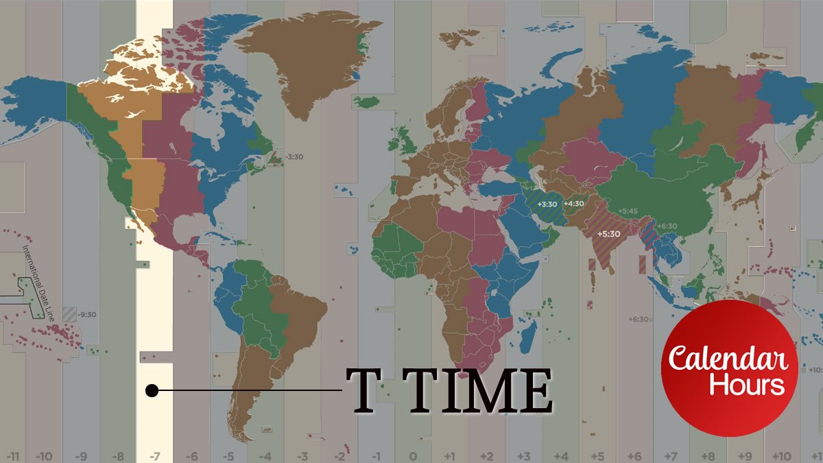 Tango Time Zone Map