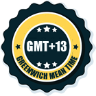 GMT+13 Time Now