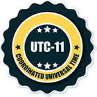 UTC-11 Time Now