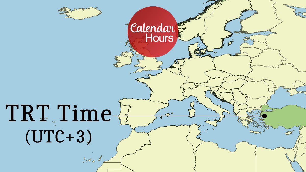 TRT Time Zone Map
