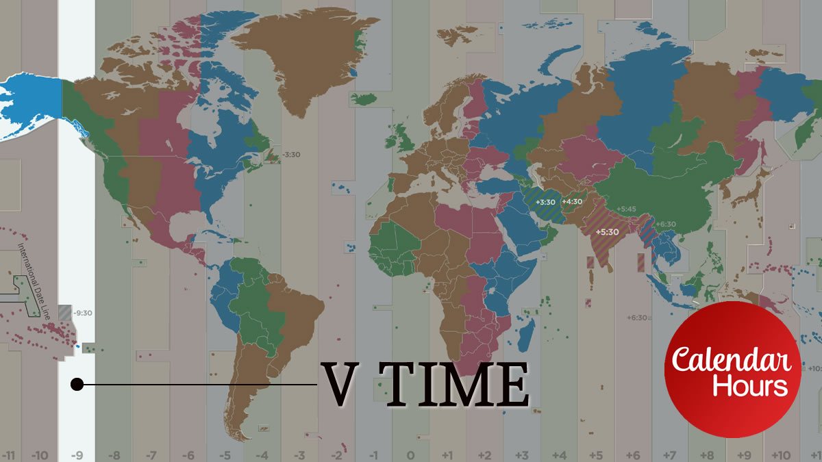 Victor Time Zone Map