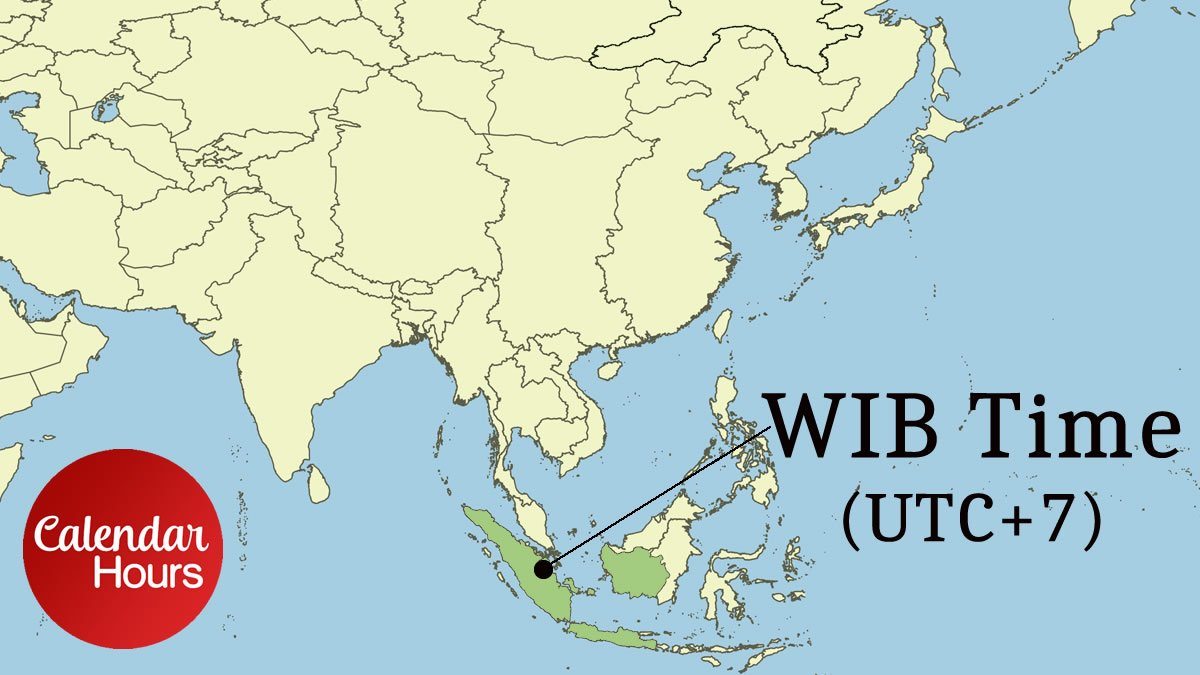 WIB Time Now Western Indonesian Time Zone 
